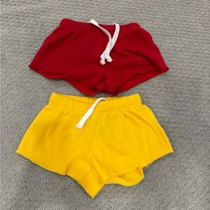 Set of TWO Katie J NYC Dylan Cut Off Shorts